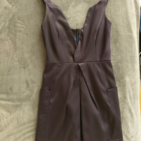 Moschino Cheapandchic Dark Purple Dress - Picture 4 of 5